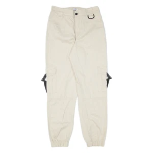 C&A CLOCKHOUSE Cargo Womens Trousers Beige Slim Straight W28 L29 - Picture 1 of 6