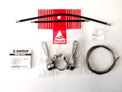 Palancas de cambio Suntour POWER LD-1500 de colección 2/3x5/6/7/8 velocidades Japón NOS Foto 1 de 4