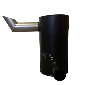 KOMATSU PC210-7 EXHAUST- SILENCER BOX/MUFFLER WITH STAINLESS STEEL OUTLET PIPE - Picture 1 of 5