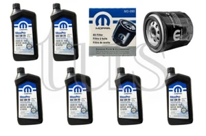 Genuine Mopar Engine Oil Change Kit 6 quart engine oil 5w20 oil filter 5281090AB - Picture 1 of 4