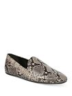 VINCE. Womens Beige Snake Paz Toe Slip On Leather Loafers Shoes 8.5 M