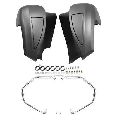Engine Guard & Lower Vented Fairings For Indian Chieftain 19-25 Titanium Smoke — 第 1/4 张图片