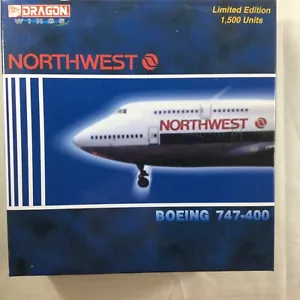 Jet-X Dragon Wings 1:400 Diecast Airliner jx026 Northwest Boeing 747-400 - Picture 1 of 1