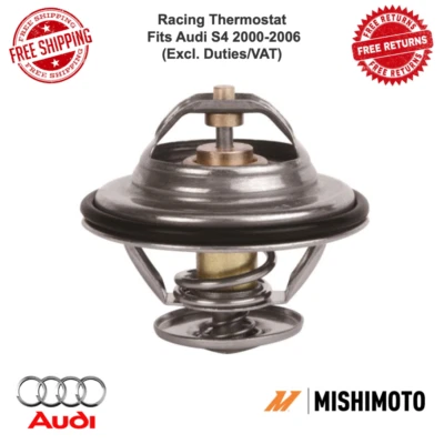 Termostato de corrida Mishimoto compatível com 2000 - 2006 Audi S4 | 160 graus F #MMTS-S4-00L - Imagem 1 de 4