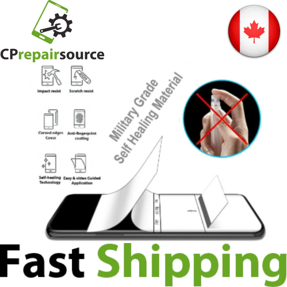 Protector de Pantalla Gel Suave Autocurativo TPU Grado Militar iPhone SE 1ª GENERACIÓN Foto 1 de 4