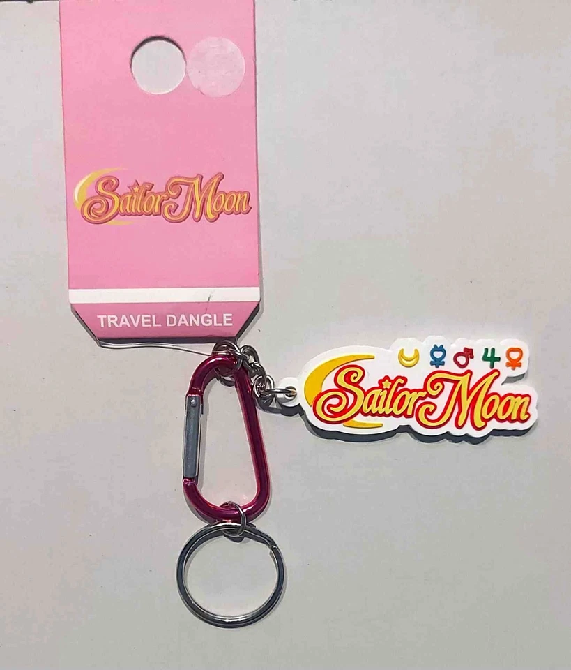 Sailor Moon Portachiavi Rubber Keychain Bunny Mercury Mars Travel Dangle Toei - Immagine 1 di 1