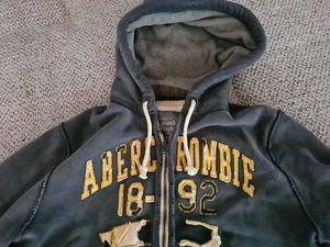 ⭐⭐⭐⭐⭐ Abercrombie & Fitch Men's Blue and Navy Hoodie ‼️ Erste Generation ‼️ XXL - Bild 1 von 5