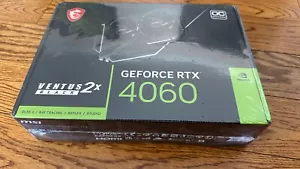 *NEW* MSI GeForce RTX 4060 Ventus 2X Black 8G OC Graphics Card - Picture 1 of 2