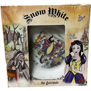 Paul Cardew Snow White 8" Porcelain Dessert Plates Fairytale 7 Dwarfs Queen - Picture 1 of 5