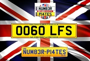 OO60 LFS, Private Plate, GOLFS, GOLFER, Cherished Number, VW, GOLF, GTi, NAME - Picture 1 of 11