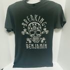 BREAKING BENJAMIN Skull Crossbones Alt Rock Band Concert Shirt Dark Gray Sz L