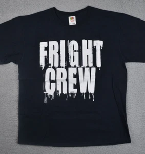 Vintage Fright Crew Shirt Herren Große 42" Schwarz - Bild 1 von 13
