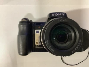 Sony Cyber-shot DSC-H9 8.1MP 15X Optical Zoom Digital Camera - Black - Picture 1 of 5