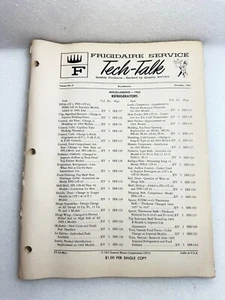 MANUAL FRIGIDAIRE TECH-TALK Varios Vol. 66 # 7 - Imagen 1 de 2