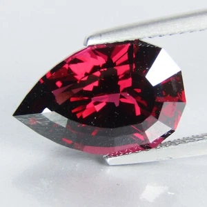 8.52Ct Natural Elegants Pinkish Color Rhodolite Garnet Fancy Pear Custom Cut - Picture 1 of 3