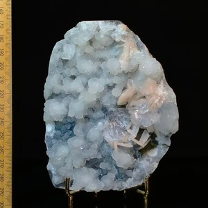 Chalcedony w/ Apophyllite & Stilbite sparkly botryoidal specimen India 0.6kg - Picture 1 of 8