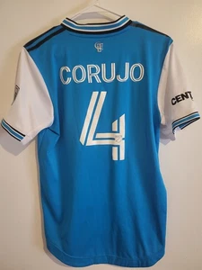 Adidas Charlotte FC MLS 22/23 Corujo 4 Herren Heim Trikot H47861 Small - Bild 1 von 10