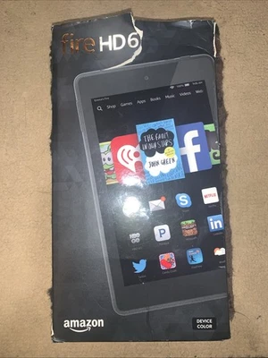 Amazon Fire HD 6 8GB, Wi-Fi, 6inch - Black Open Box - Image 1 of 4