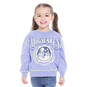 Harry Potter Toddler Girls Hogwarts Graphic Sweatshirt Purple 12M - Picture 1 of 3