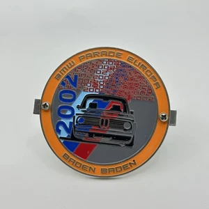 RARE BMW 2002 Parade Europa Baden Baden Badge With Bolts - Bild 1 von 4