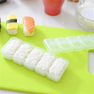Japan Nigiri Sushi Mold Rice Ball 5 Rolls Maker Non Stick Press Bento T..x - Picture 1 of 9
