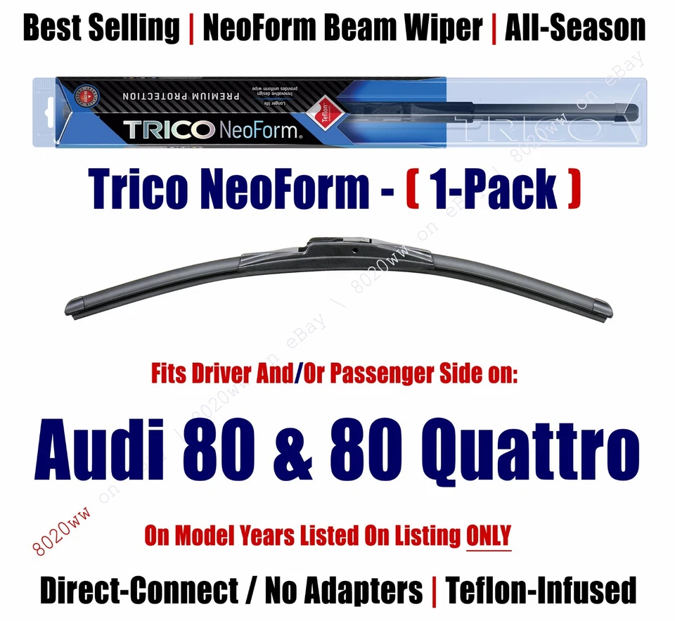 Limpiaparabrisas Super Premium NeoForm cantidad 1 para Audi 80 y 80 Quattro 16210 1988-92 Foto 1 de 1
