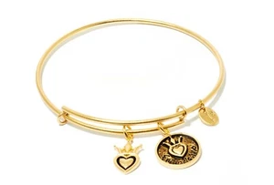 Chrysalis Friendship  Gold Color Expandable Bangle - Picture 1 of 1