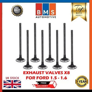 Ford 1.5 1.6 Gasolina Ecoboost M8MA Válvulas de Escape X8 Piezas Afh Ath BA7 - Imagen 1 de 8