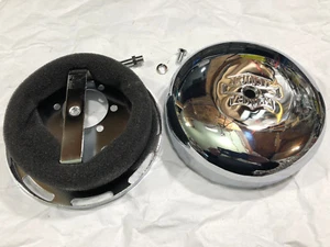 air filter early stock harley type FITS 3 hole tillotson bendix keihin s&s A,B - Picture 1 of 3