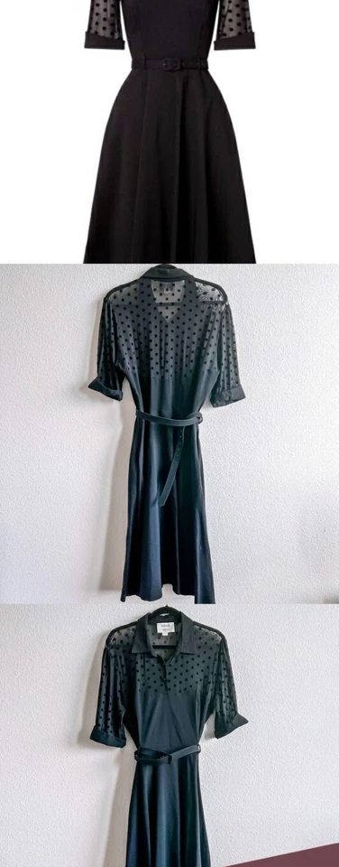 Nuevo con etiquetas Vestido Collectif Top Vintage Miércoles Polka Swing 18 2xl Pinup Foto 1 de 1