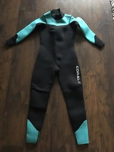 HEVTO Coral-I WOMEN'S NEOPREME WET SUIT Black/Blue Size: XSS NWT ND - Picture 1 of 6