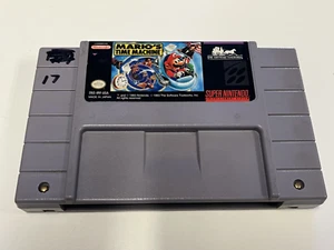 Mario's Time Machine (Super Nintendo Entertainment System, 1993) SNES Tested - Picture 1 of 2