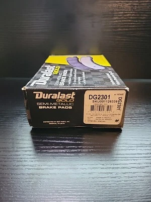 PASTILLAS DE FRENO DURALAST DORADAS DG2301 - FORD TRANSIT 150/250/350 - NUEVAS EN CAJA Foto 1 de 4