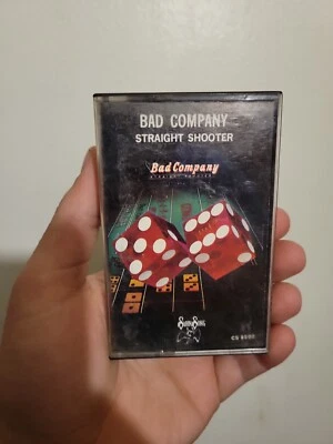 Straight Shooter by Bad Company (Cassette Tape 1975 Swan Song) CS8502 K9 - Image 1 of 4