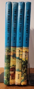 4 Vintage: The Bible Story Hardback Books Vol 3-6 Arthur S. Maxwell 1954-1955 - Picture 1 of 6