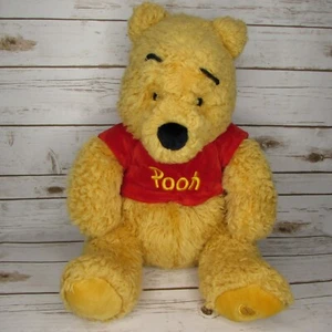 Disney Store Cuddler Pooh Bear 18" Fuzzy Shaggy Plush Winnie The Pooh - Picture 1 of 12
