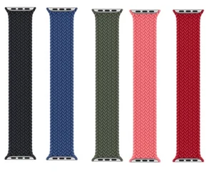 Zuve Watch Armband Geflochten Solo Loop für Apple Watch Kompatibel Größe 38mm / 40mm - Bild 1 von 11