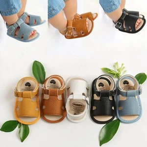 Baby Toddler Slides Girls Boys Sandals Newborn Infant Shoes Casual Soft Bottom - Picture 1 of 12