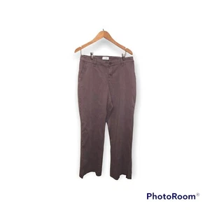 Denimsix Chino Trouser Pants Womens 12W Wide Leg Flat Front Pocket Charcoal NEW - Bild 1 von 6