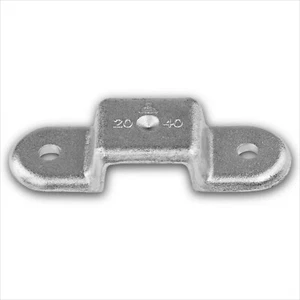 PKW KFZ Auto Anhänger Rungenhalter 20 x 40 mm verzinkt für Bordwanderhöhung - Bild 1 von 3