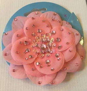 Pink Hair Clip With Stones - Picture 1 of 3