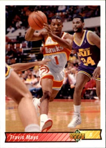 1992-93 Upper Deck #233 Travis Mays - NM-MT - Picture 1 of 2