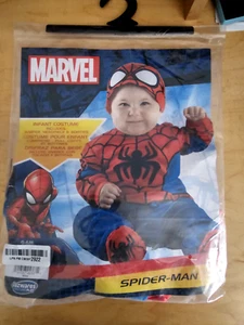 Marvel Ultimate Spider-Man Superhero Halloween Costume Toddler 2-4 Suit Mask - Picture 1 of 7