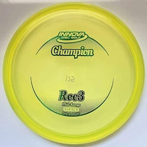 INNOVA CHAMPION ROC3 176.25 GRAMS BRIGHT YELLOW w/GREEN FOIL HOT-STAMP - Picture 1 of 2