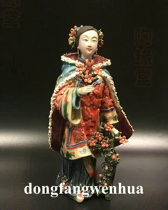 11 Wucai Porcelain Pottery classical beauty Belle Lady Women Flower plum Bossom - Picture 1 of 4