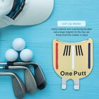 One Putt Durable Metal Mini Magnetic Ball Marker Golfer Hat Visor Clip Isp
