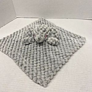 My Little Blanket Grey Elephant Lovey Soft embroidered heart cheeks and eyes - Picture 1 of 8
