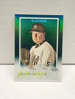 ROGER CLEMENS 2020 Topps Chrome Allen & Ginter GREEN ~ #'d /99 ~ YANKEES - Image 1 of 2
