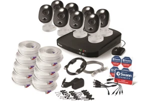 Swann DVR 4680 4 8 Channel 1080p Full HD 1080MSFB FLASHLIGHT 2TB HDD CCTV Kit - Picture 1 of 20
