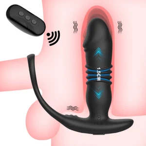 Elektrische Männlich Prostata Anus-Stecker Erweitern Schmierstoffe Massagegerät - Bild 1 von 12